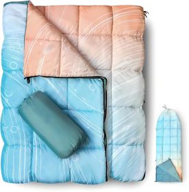 Lightweight Outdoor Camping Blanket (Color: Blue)